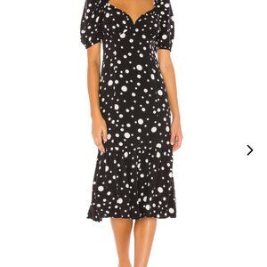 Lovers & Friends, black and white polka dot, Size XXS